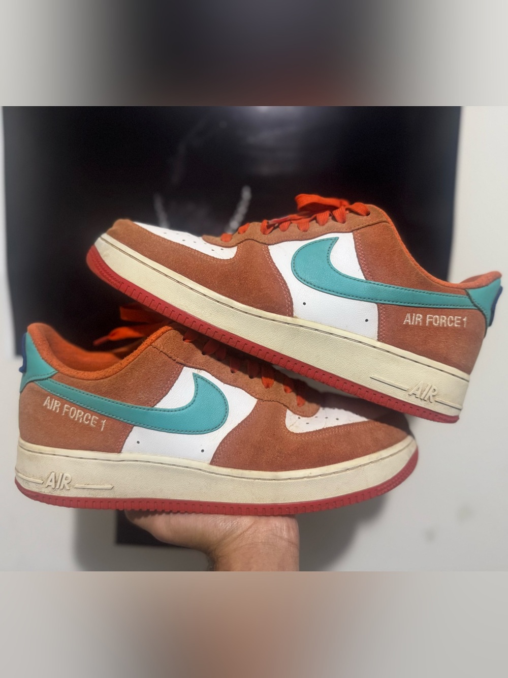 Nike Air Force 1 low Athletic Club Rush Orange Size 10 men